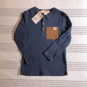 Toddler boy henley top